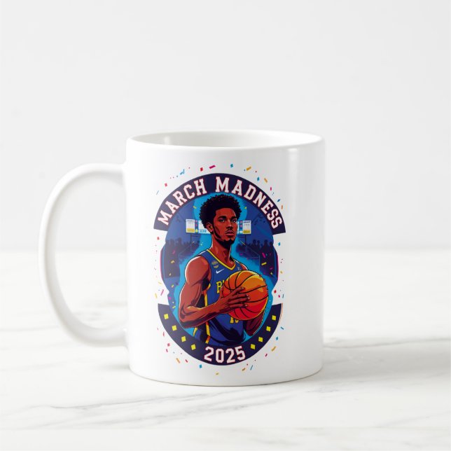 Playera de Mujer Locura de marzo Baloncesto Kaffemugg (Vänster)