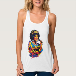 Playera de tirantes Queen of Soul Linne Med Racerback