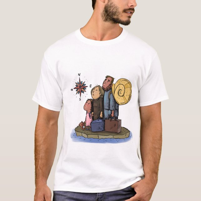 Playera de Viaje y Hogar T Shirt (Framsida)