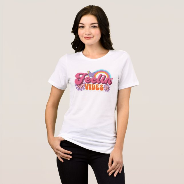 Playera de vibras positivas t shirt (Framsida Full)