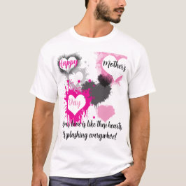 Playera el kärlek de mamma salpica por todas parte t shirt