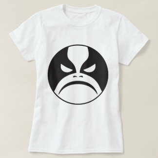 Playera Emoticón Metalizado negro de Moody T Shirt