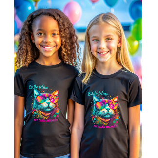 Playera Estilo felino T Shirt