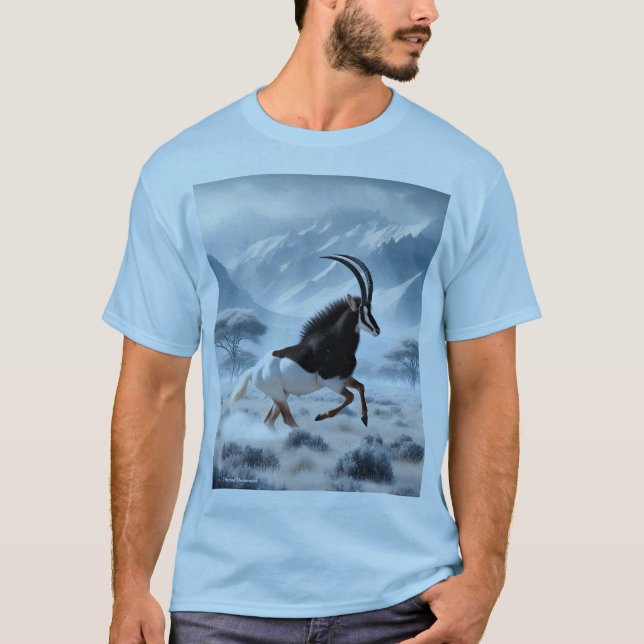 Playera fantasy sable antelope t shirt (Framsida)
