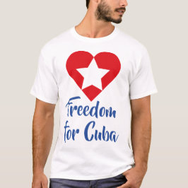 Playera Freedom for Cuba T Shirt