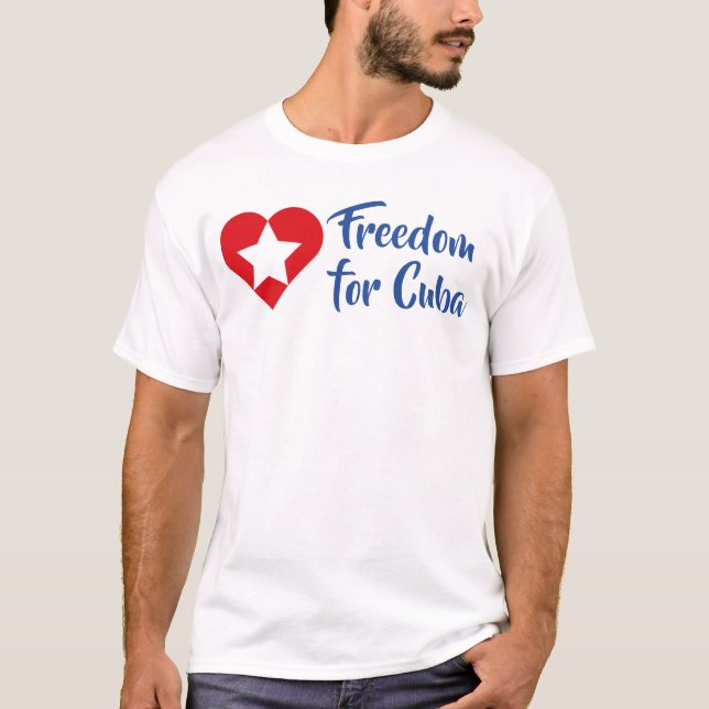 Playera Freedom for Cuba T Shirt (Framsida)