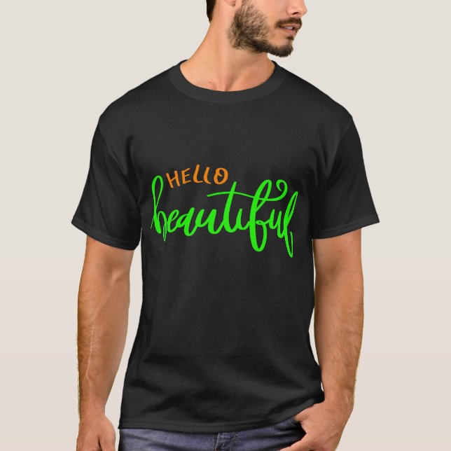 Playera Hello Beautiful T Shirt (Framsida)