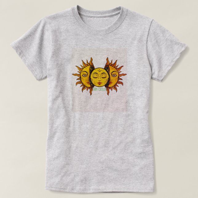 Playera Hippie Sol T Shirt (Design framsida)