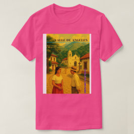 Playera  Honduras Valle de Angeles Retro poster T Shirt