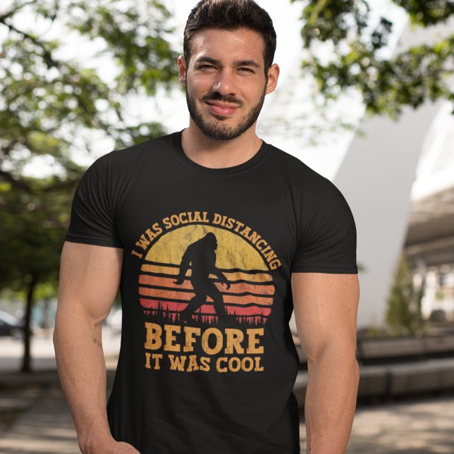 Playera It was social distancing before it was coo T Shirt (Skapare uppladdad)