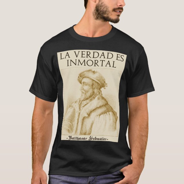 Playera La Verdad Es Inmortal(Gold) T Shirt (Framsida)