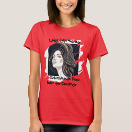 Playera Lady Capricornio T Shirt