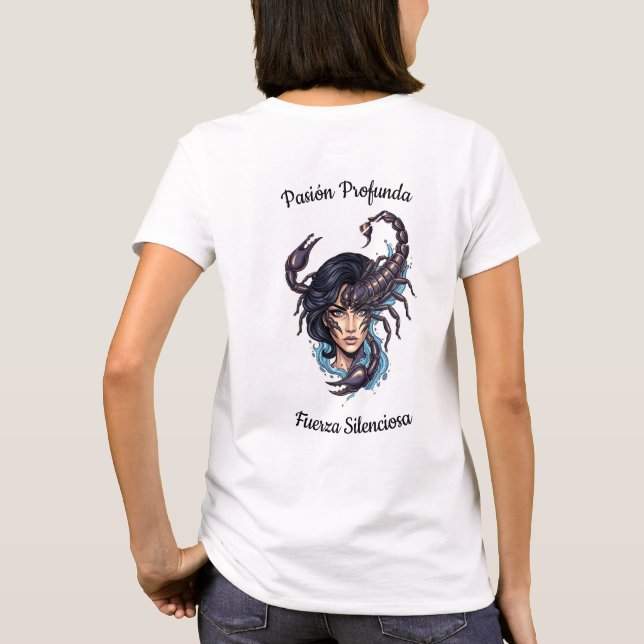 Playera Lady Escorpio T Shirt (Baksida)