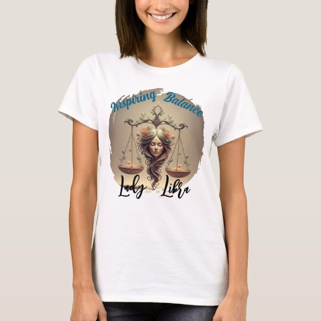 Playera Lady Libra T Shirt (Framsida)