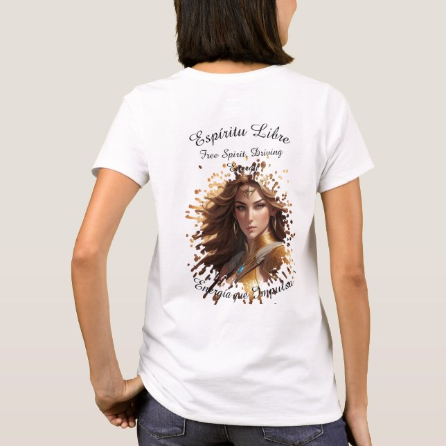 Playera Lady Sagitario T Shirt (Baksida)