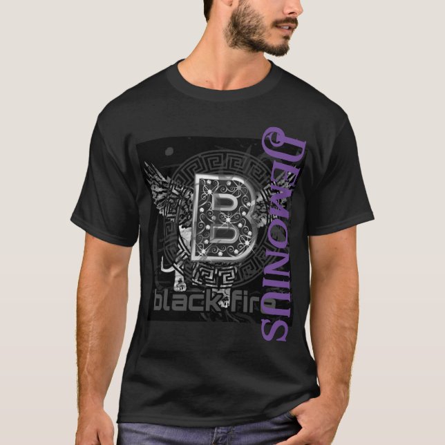 Playera Lyon black awards 2 green family demonius2 T Shirt (Framsida)