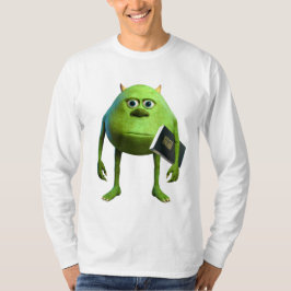 Playera Manga Larga Mike Wazowski con Biblia T Shirt