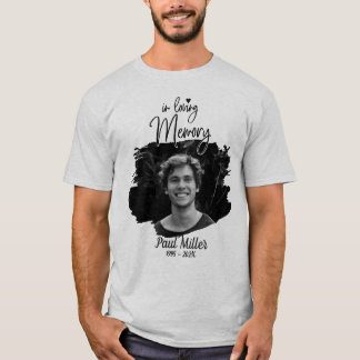 Playera Memorial In Loving Memory Photo T-Shirt