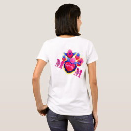 Playera "MOM Corazón Mexicano" – Editable nombre T Shirt