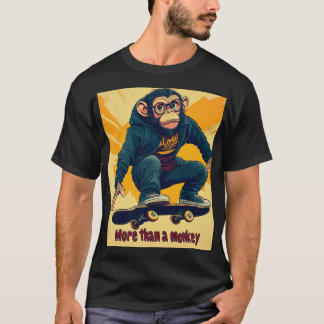 Playera monkey skater  t shirt
