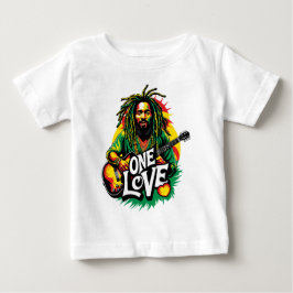 Playera One Love el Rey del Reggae T Shirt