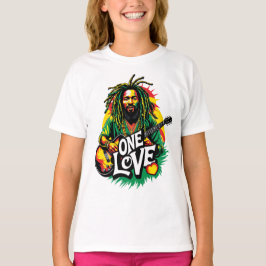 Playera One Love el Rey del Reggae T Shirt