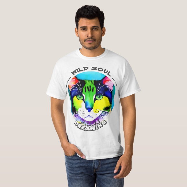 Playera oscura básica para hombre - Pride T Shirt (Hel framsida)