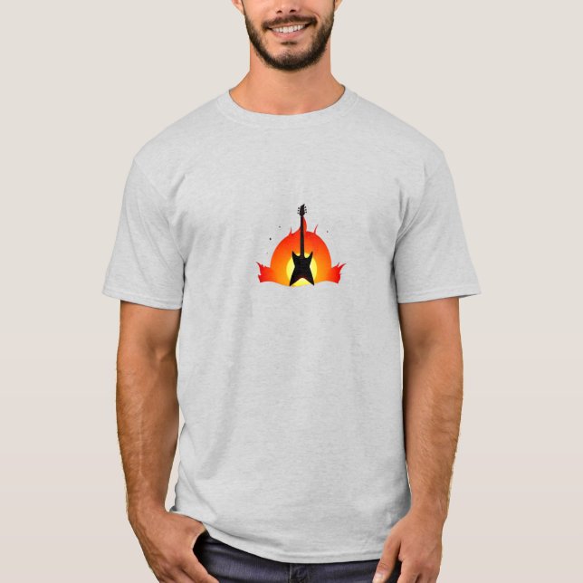 Playera oscura básica para hombre t shirt (Framsida)
