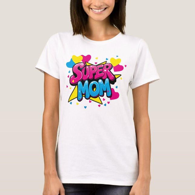 Playera para Mamás Extraordinarias T Shirt (Framsida)