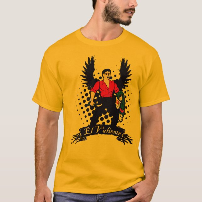 Playera Petate Diseño El Valiente Tee Shirt (Framsida)