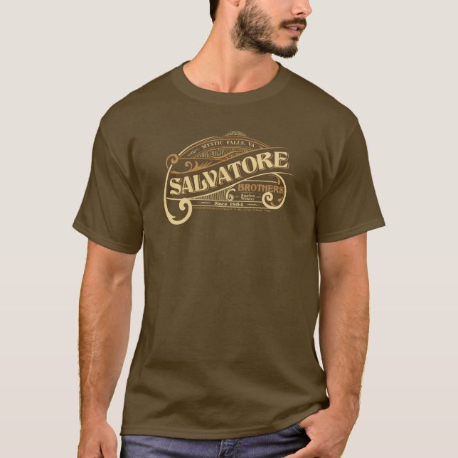 Playera Salvatore Brother's Bourbon T Shirt (Framsida)