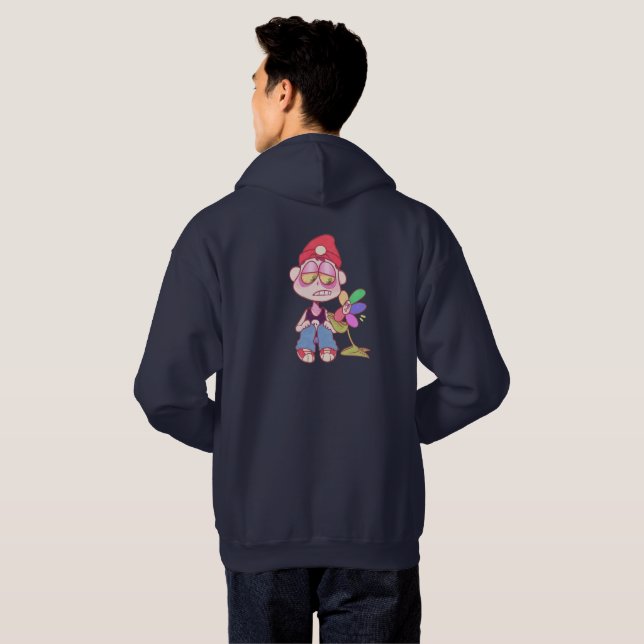 Playera vives sin drogas hoodie (Hel baksida)