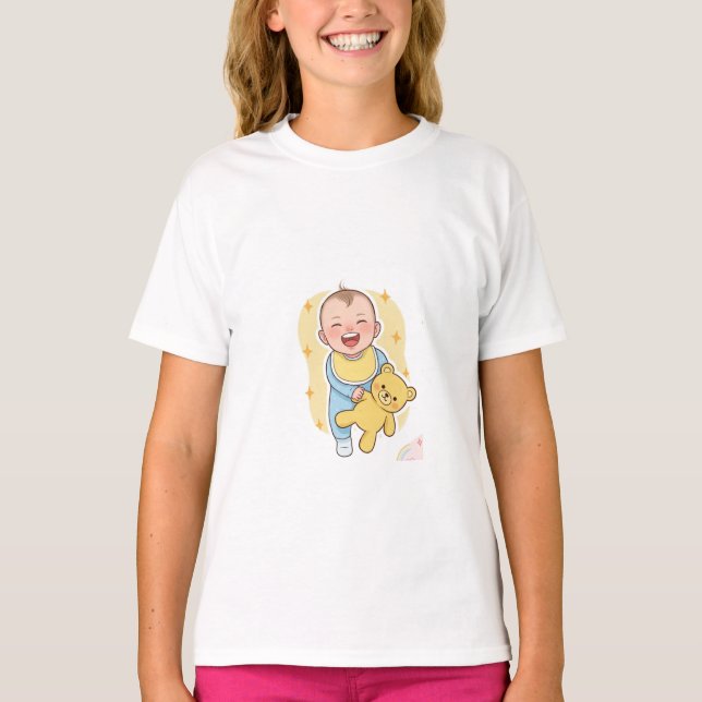 Playerapara bebés t shirt (Framsida)