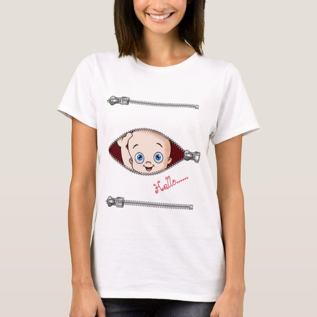 Playeras de Maternidad/Moderskapsshirts Tee Shirt (Framsida)