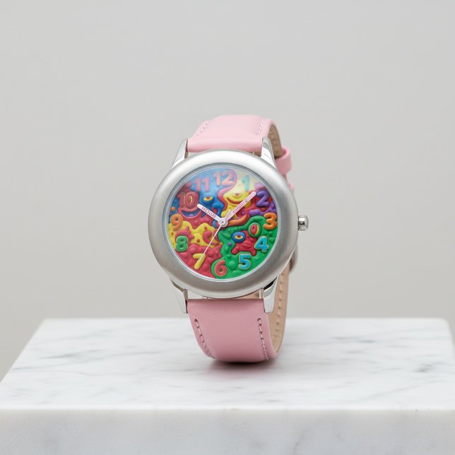 Playful 3D Cute Blue Robot Watch for Kids Birthday Armbandsur (Skapare uppladdad)