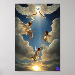 PLAYFUL ÄNGLAR POSTER