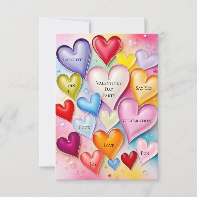 Playful Hearts Inbjudningar (Framsida)