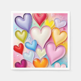 Playful Hearts Pappersservett