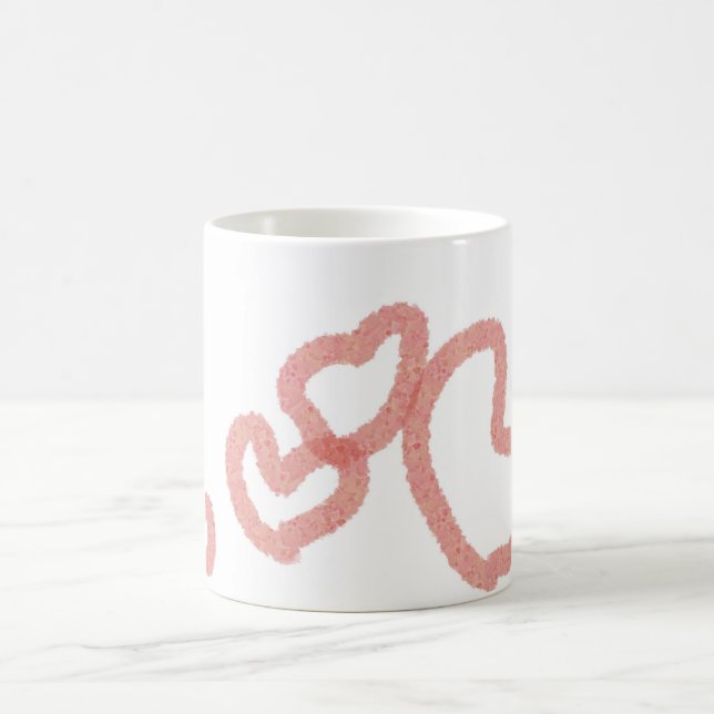 "PLAYFUL LITTLE HEARTS" Classic Mugg, 11 oz-kaffe Kaffemugg (Center)