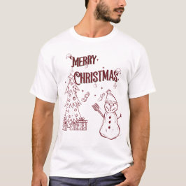 Playful Merry Christmas T Shirt