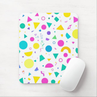 Playful Neon Memphis Geometric Retro Pattern Musmatta
