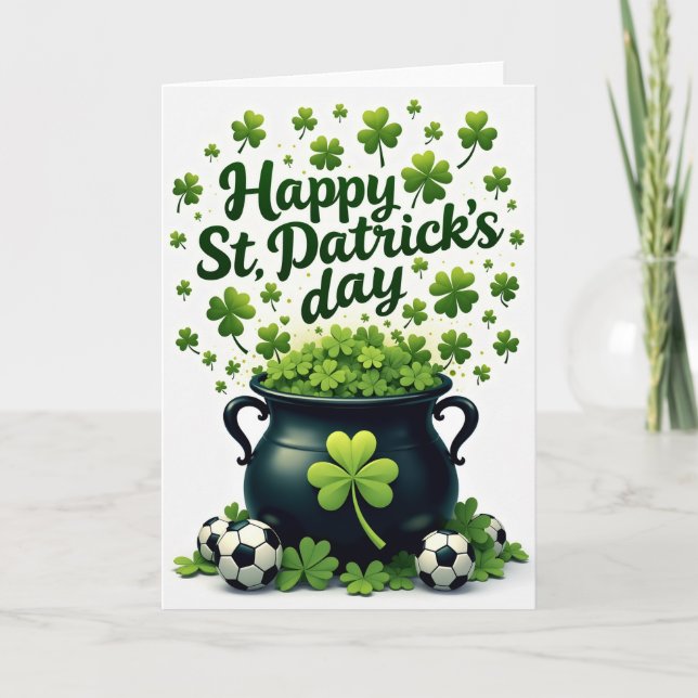 Playful Patrick Day Card Kort (Framsida)