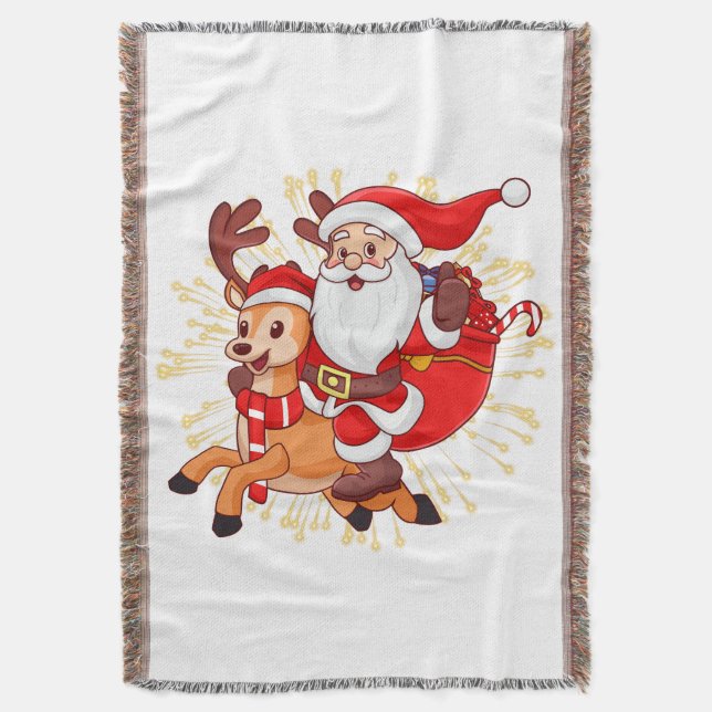 **"Playful Santa Claus Design – Fun and Festive Ch Filt (Framsidan Vertikal)