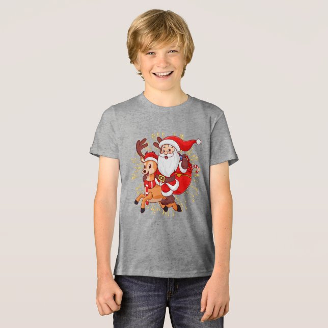 **"Playful Santa Claus Design – Fun and Festive Ch T Shirt (Framsida Full)