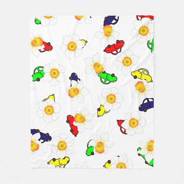 Playful Scribble Pattern Blanket Fleecefilt (Framsidan)