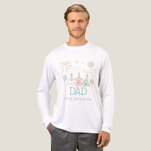 Playful Sweet 3rd Birthday Dad  T Shirt (Hel framsida)