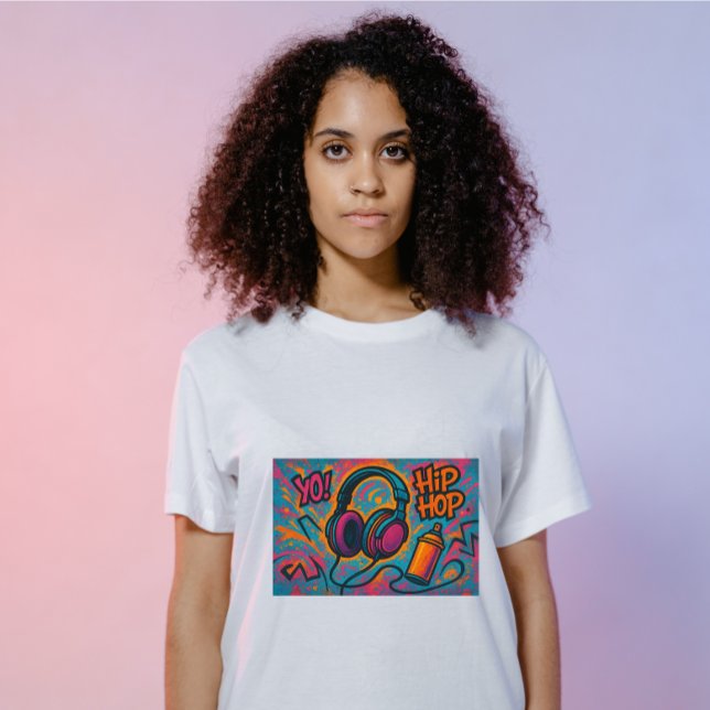 Playful Urban Beats – Bold Streetwear Headphones A T Shirt (Skapare uppladdad)