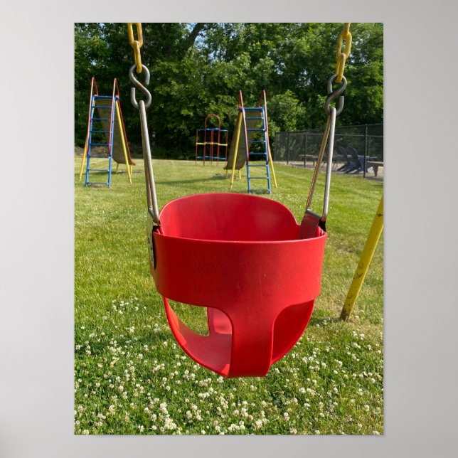 Playground Baby Swing Poster (Framsidan)