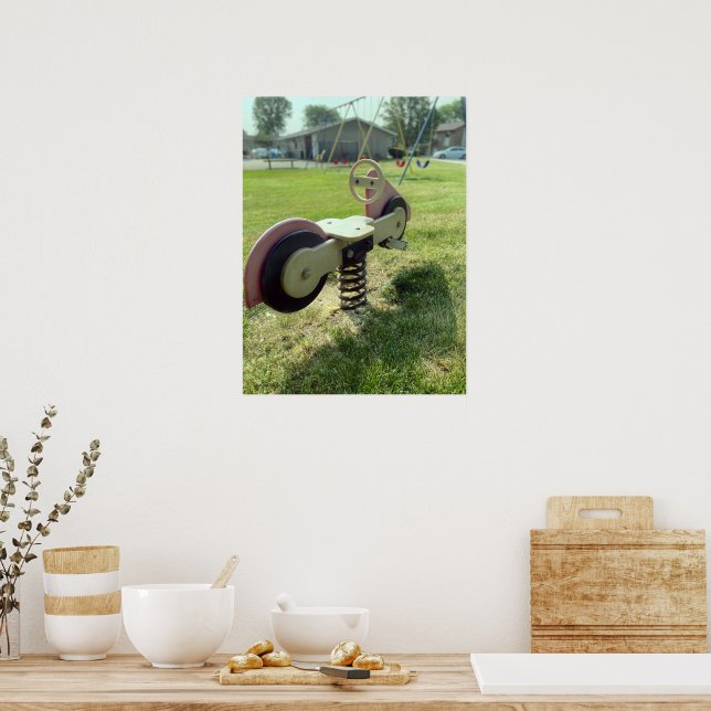 Playground Kiddie Bike Poster (Kök)