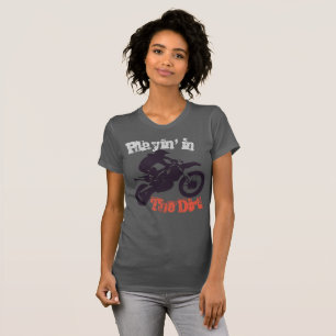 "Playin i smutsen" Dirtbike och Motorcross #2 T Shirt